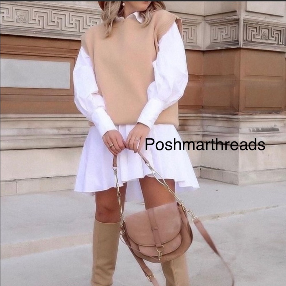 Zara ribbed sleeveless vest